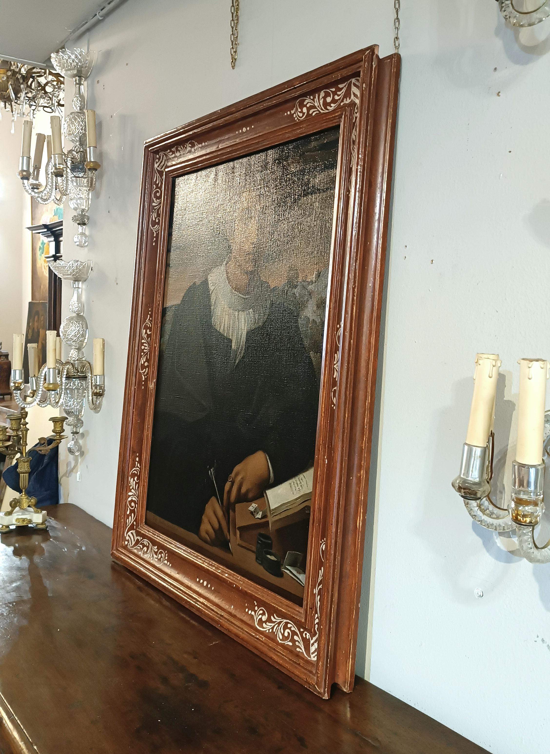 19th CENTURY NEO-RENAISSANCE PORTRAIT OF A YOUNG MAN For Sale 5