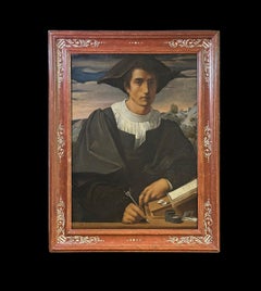 19th CENTURY NEO-RENAISSANCE PORTRAIT OF A YOUNG MAN