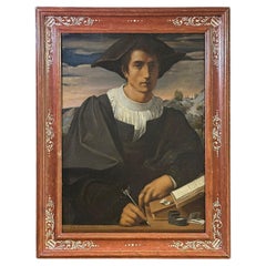 19th CENTURY NEO-RENAISSANCE PORTRAIT OF A YOUNG MAN