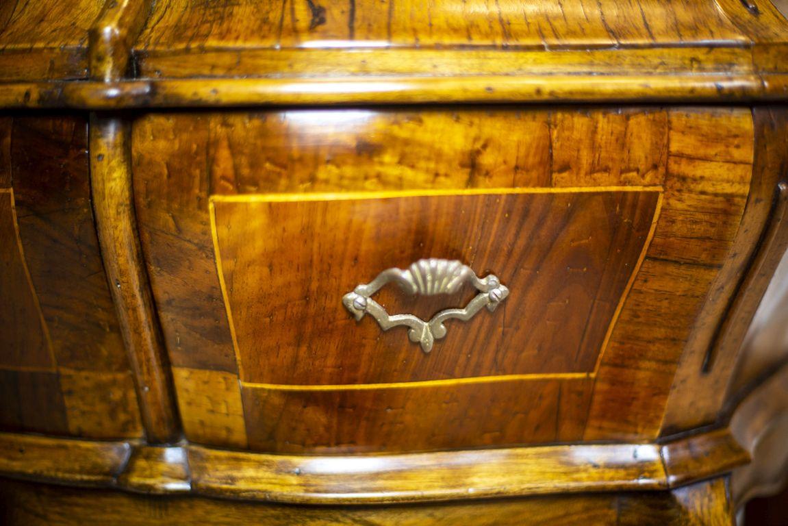 19th Century Neo-Rococo Walnut Console Table-Vanity 6