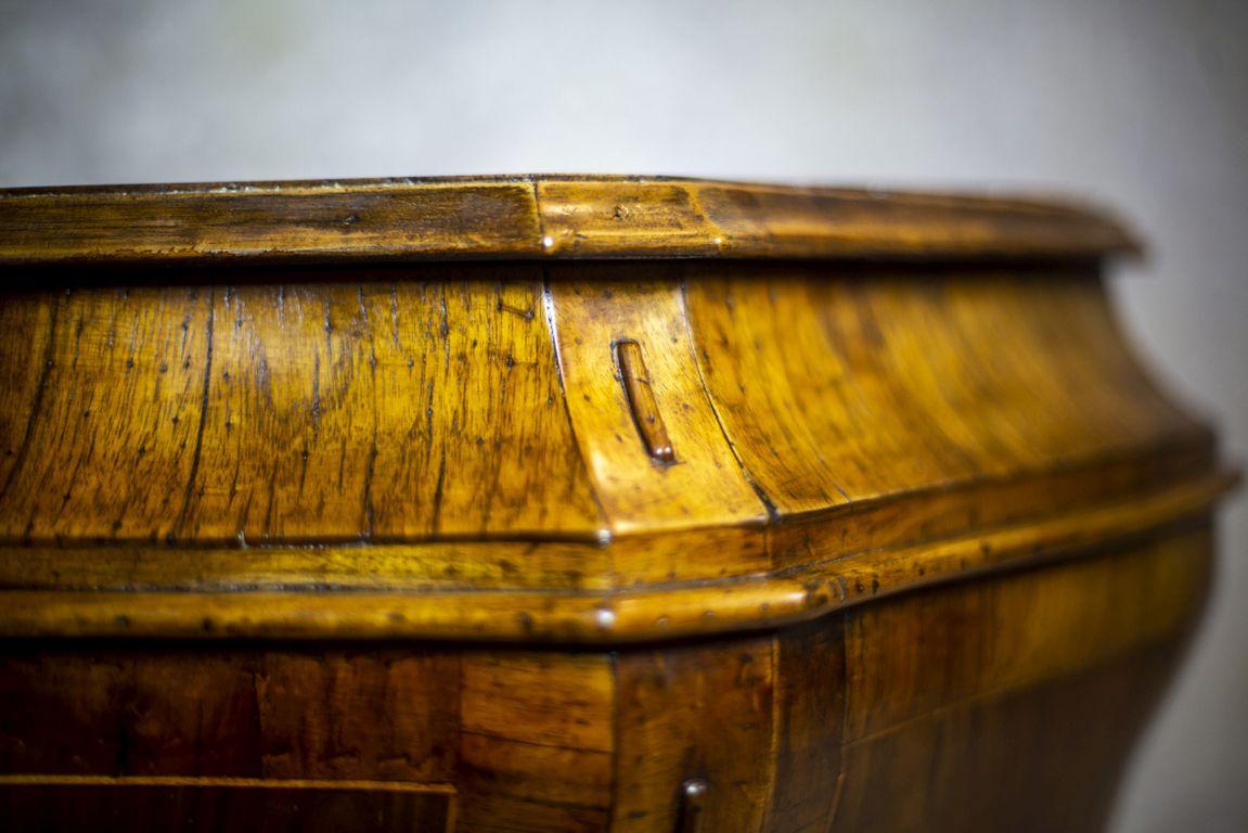 19th Century Neo-Rococo Walnut Console Table-Vanity 4
