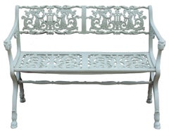 19th Century Neoclassical American Iron Furniture Suite
