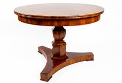 19th Century Neoclassical Biedermeier Round Center Table