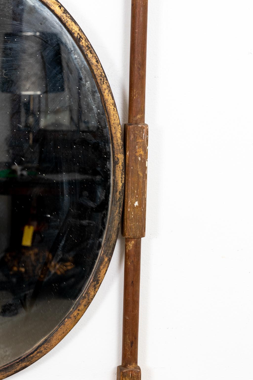 Gilt 19th Century Neoclassical Carved and Gilded Mirror