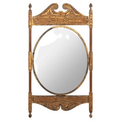 19th Century Neoclassical Carved and Gilded Mirror
