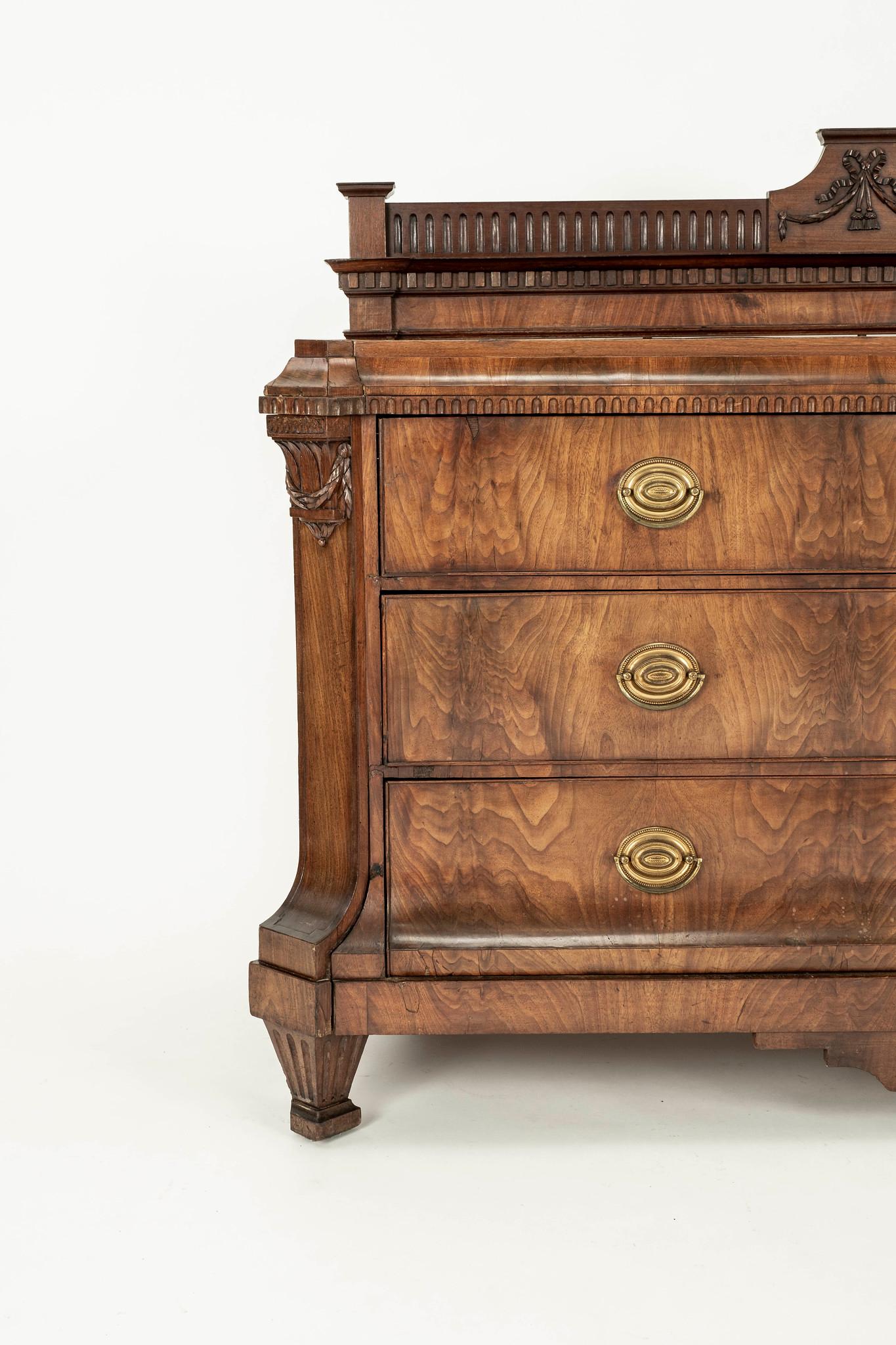Neoclassical Revival 19th Century Neoclassical Commode For Sale