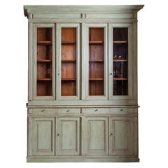 19th Century Neoclassical French Pinewood Pharmacy Bookcases