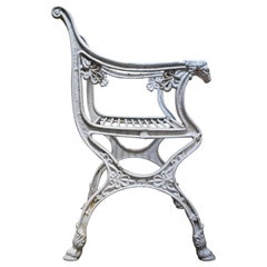 19th Century Neoclassical Iron Chairs Friedrich Schinkel 