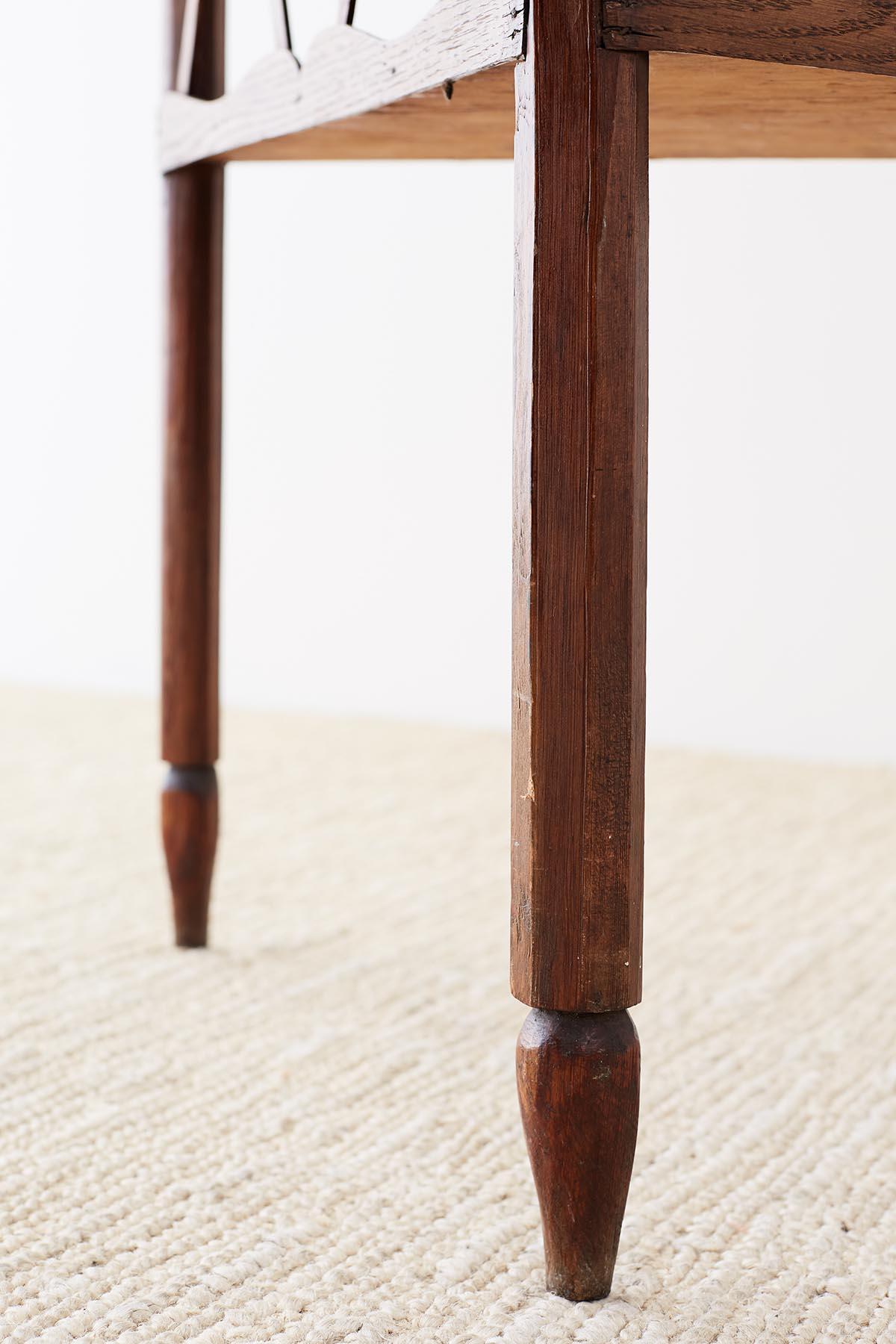 19th Century Neoclassical Italian Fruitwood Corner Étagère For Sale 10