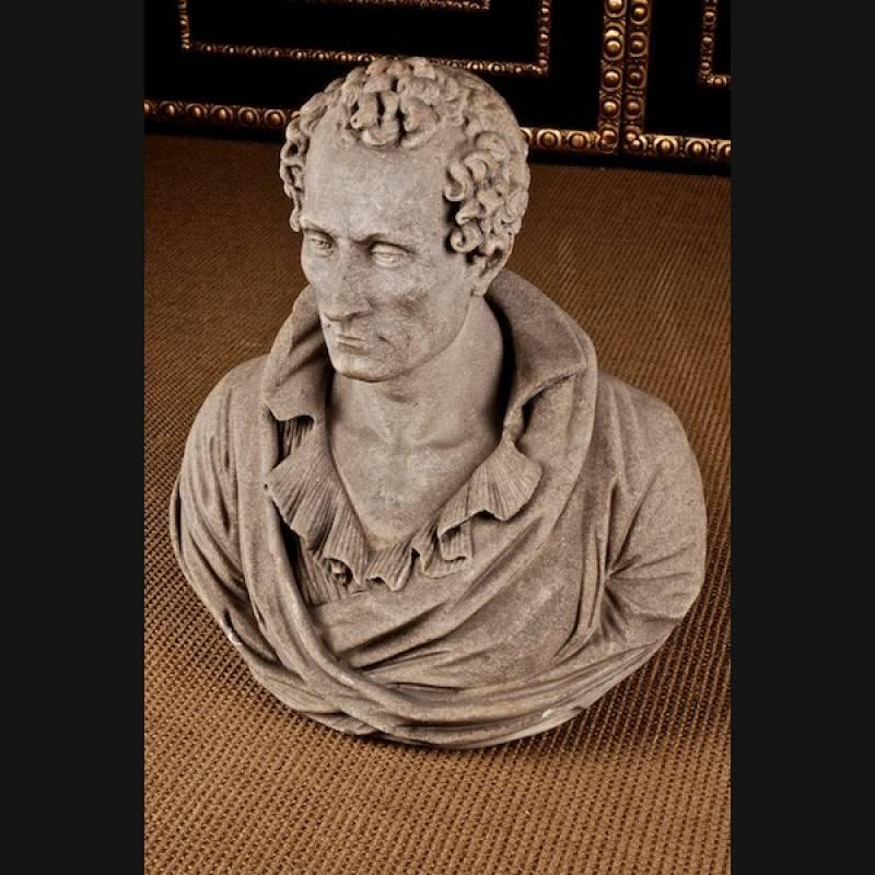 19th Century Neoclassical Marble Thorwaldsen Bust For Sale 1