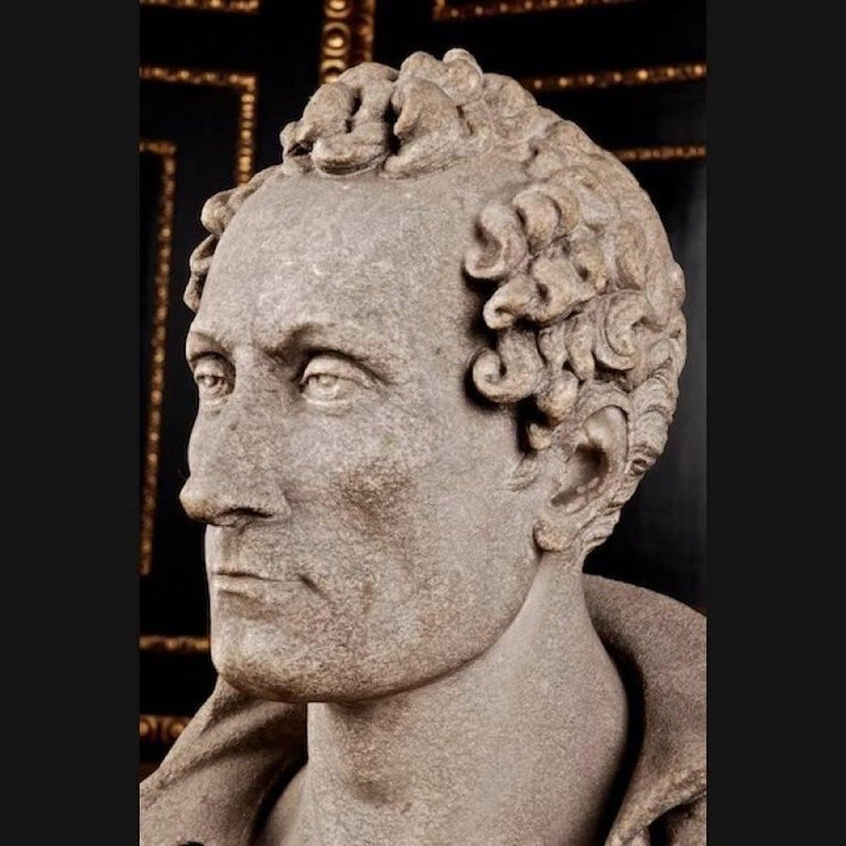 Busto neoclassico in marmo Thorwaldsen del XIX secolo in vendita 2