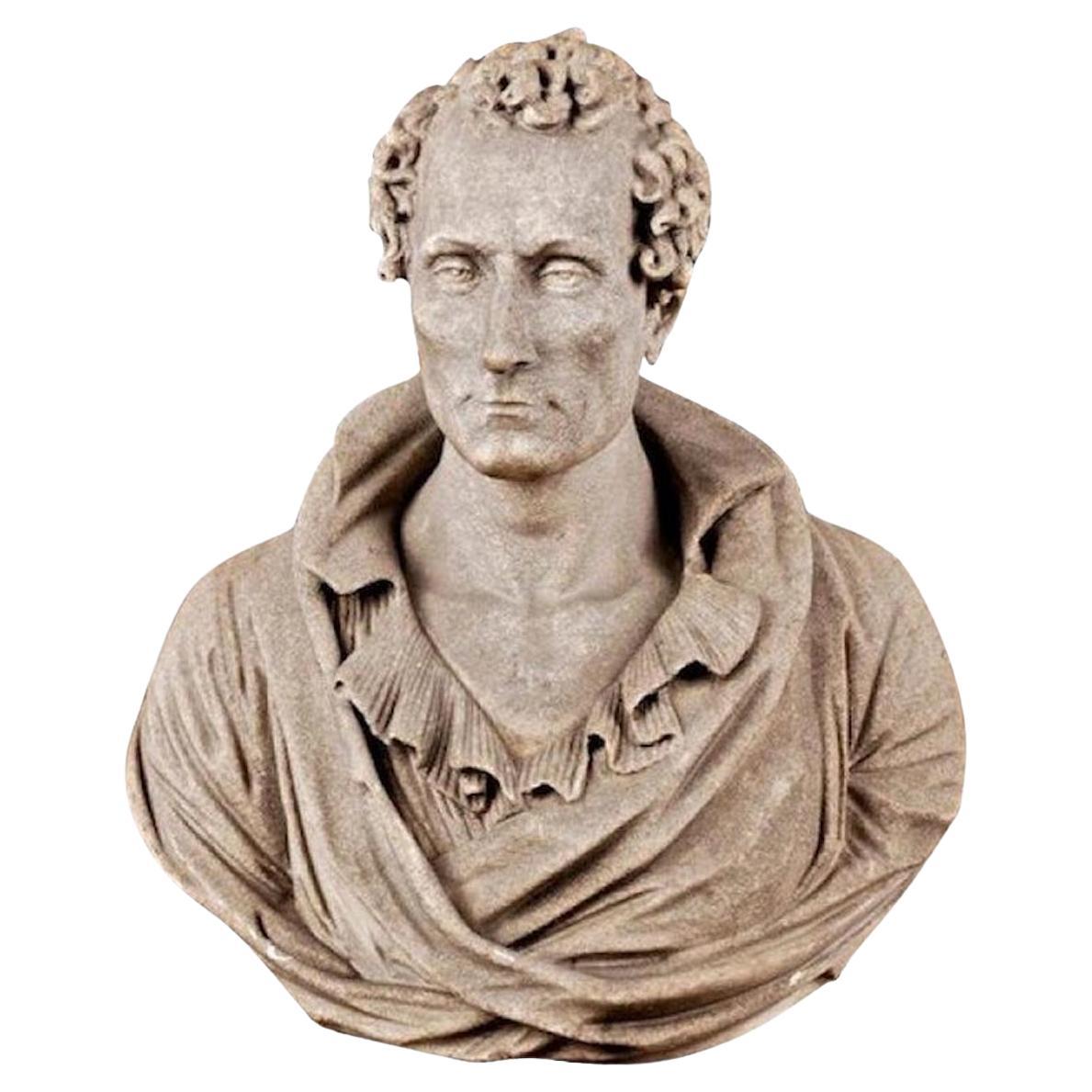 19th Century Neoclassical Marble Thorwaldsen Bust