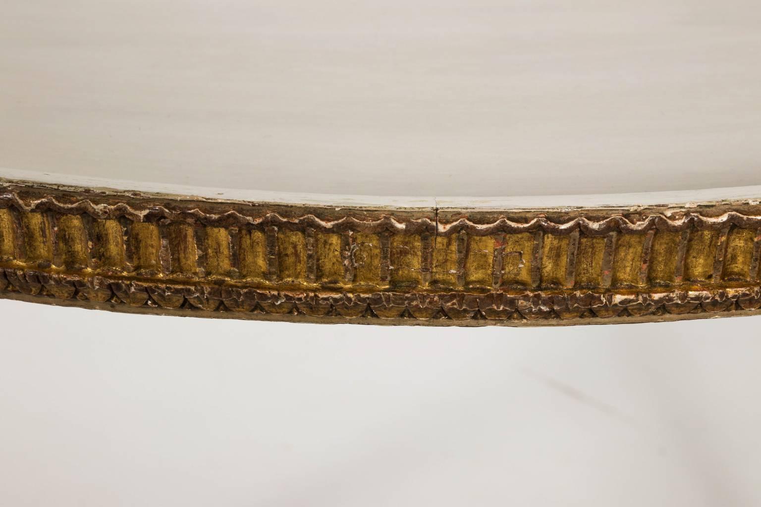19th Century Neoclassical Oval Center Table 5