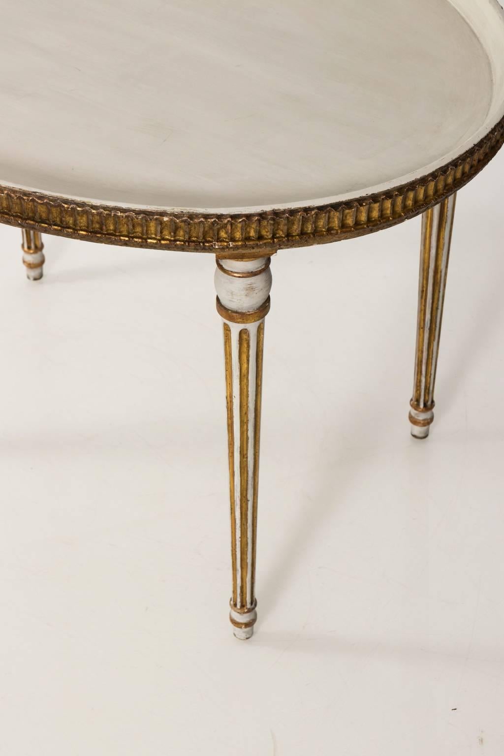 19th Century Neoclassical Oval Center Table at 1stDibs