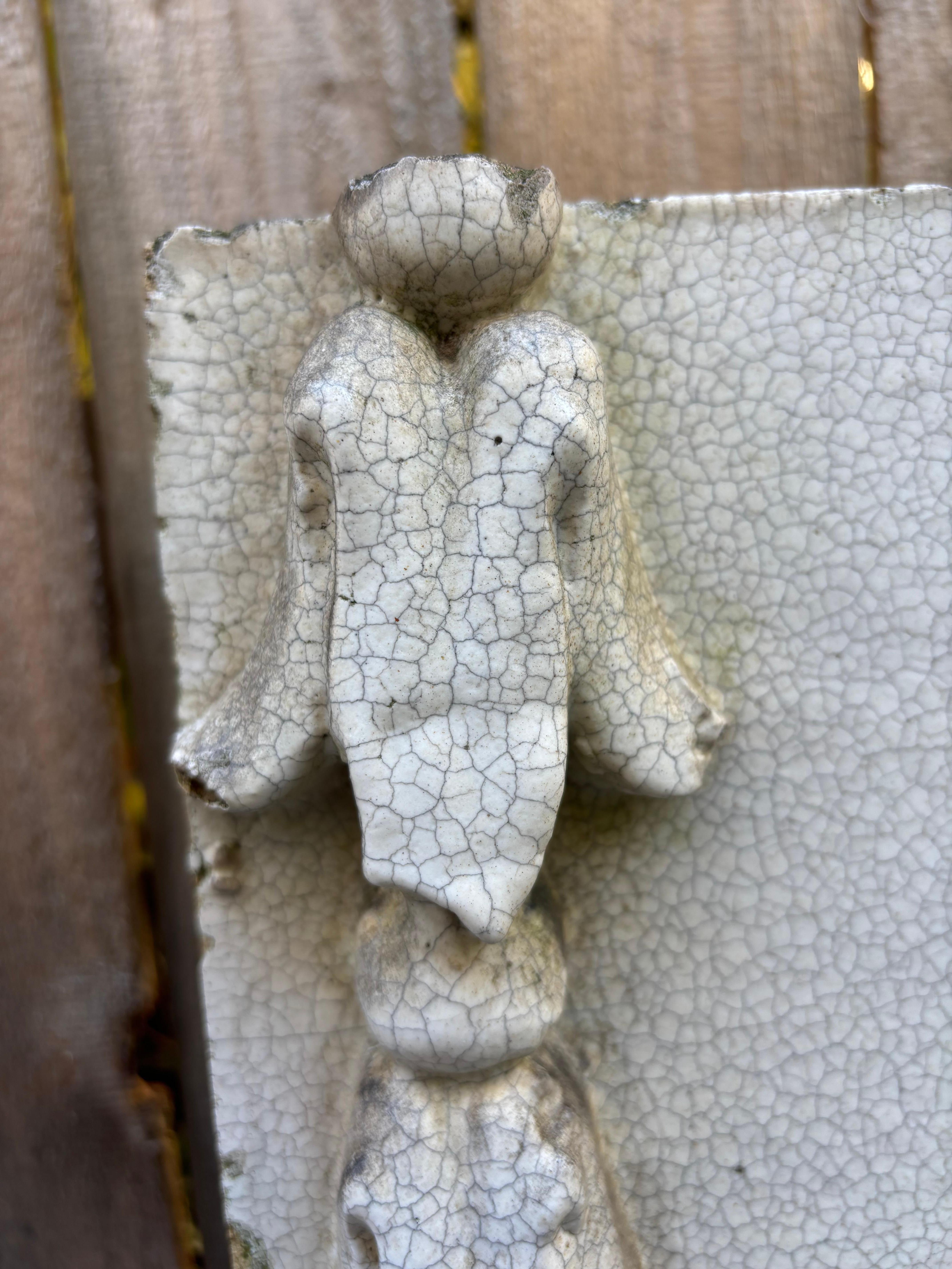 19th Century Neoclassical Style Glazed Terracotta Architectural Element For Sale 6