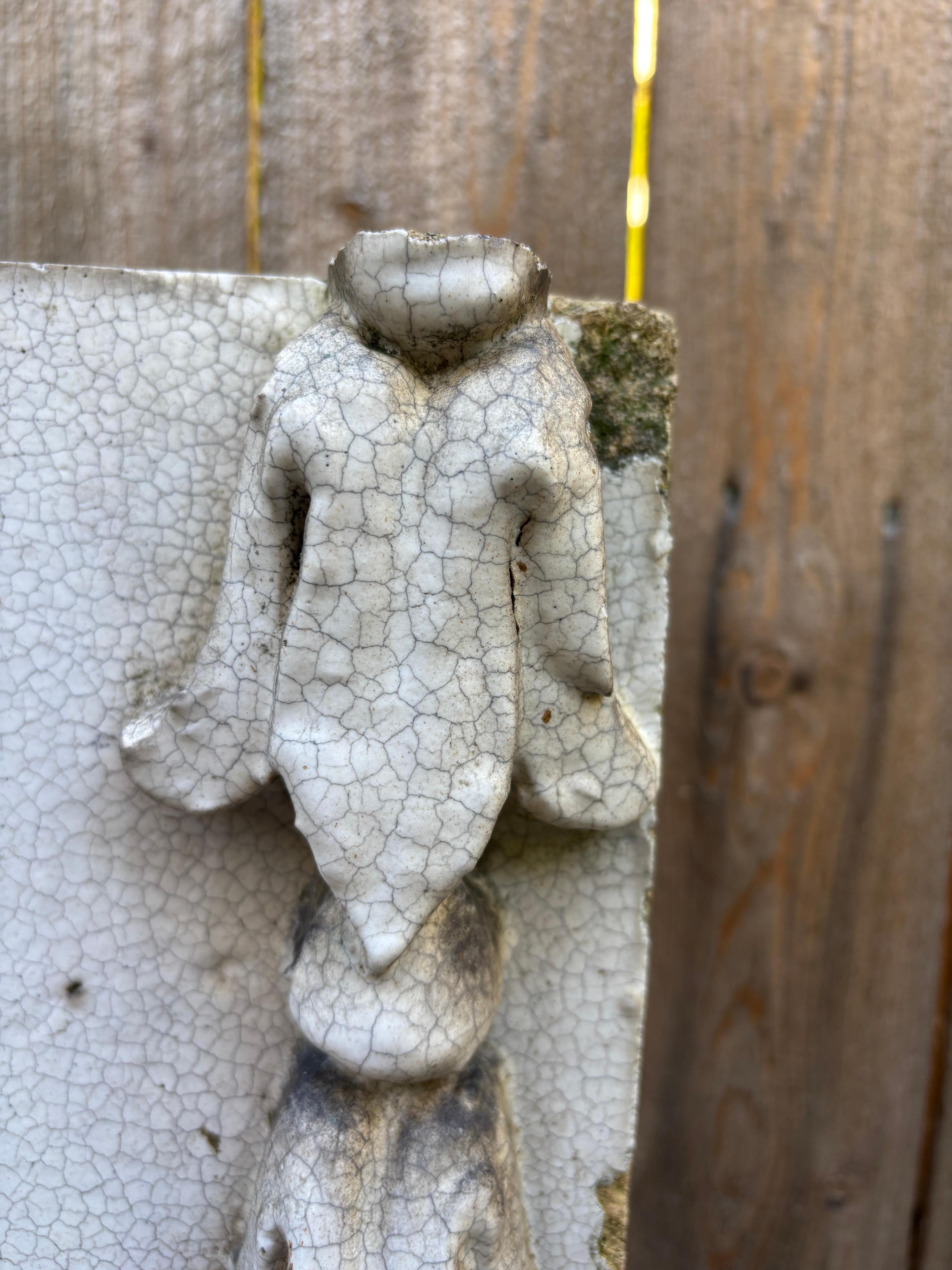 19th Century Neoclassical Style Glazed Terracotta Architectural Element For Sale 15