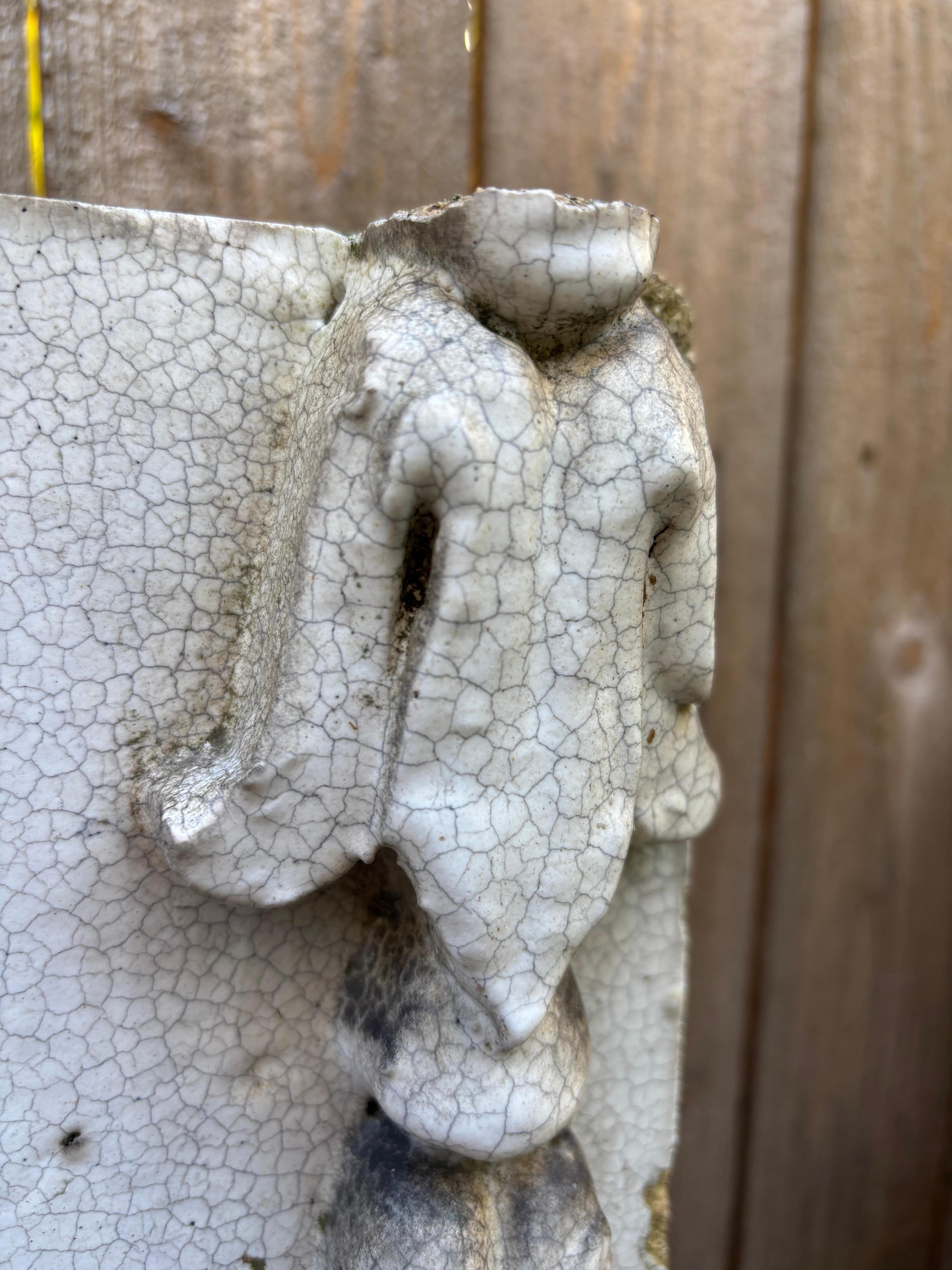 19th Century Neoclassical Style Glazed Terracotta Architectural Element For Sale 16