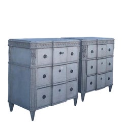 19th Century Swedish Pair of Neoclassical Chests