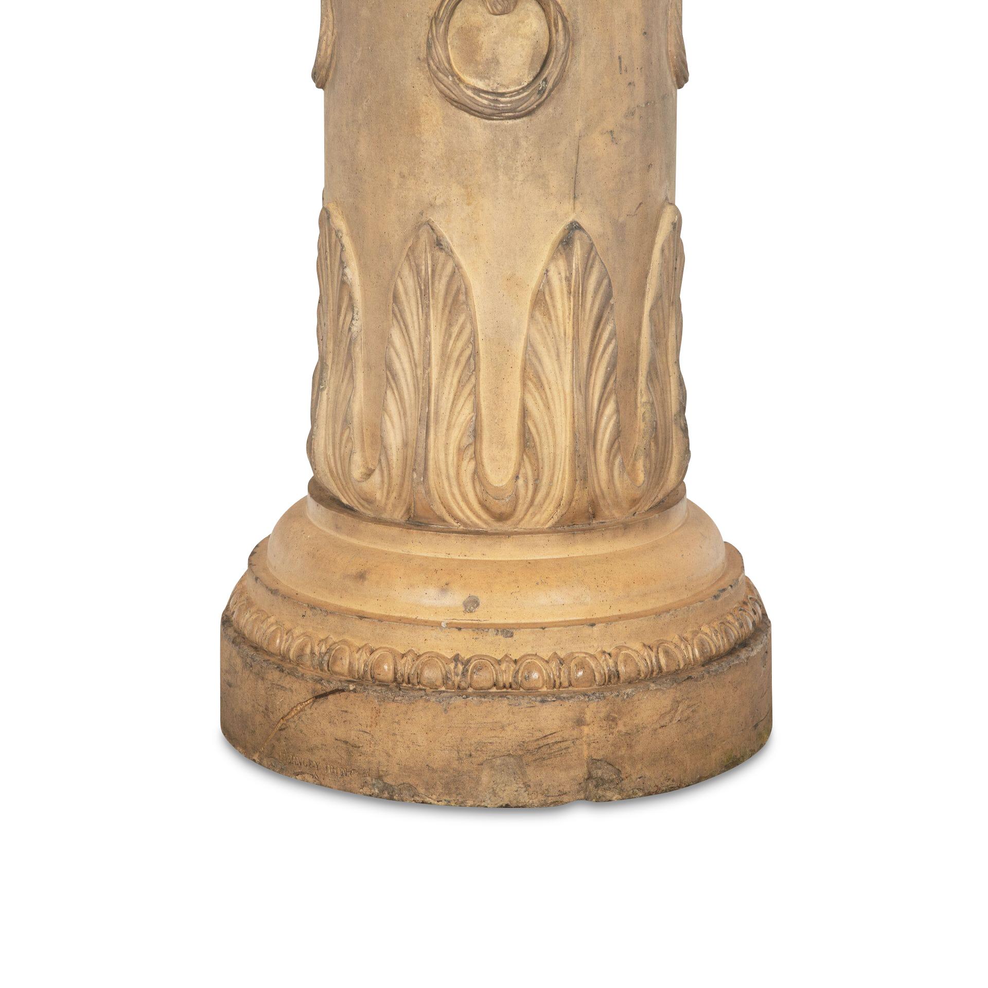 19th Century Neoclassical Terracotta Pedestal 6