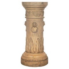 19th Century Neoclassical Terracotta Pedestal