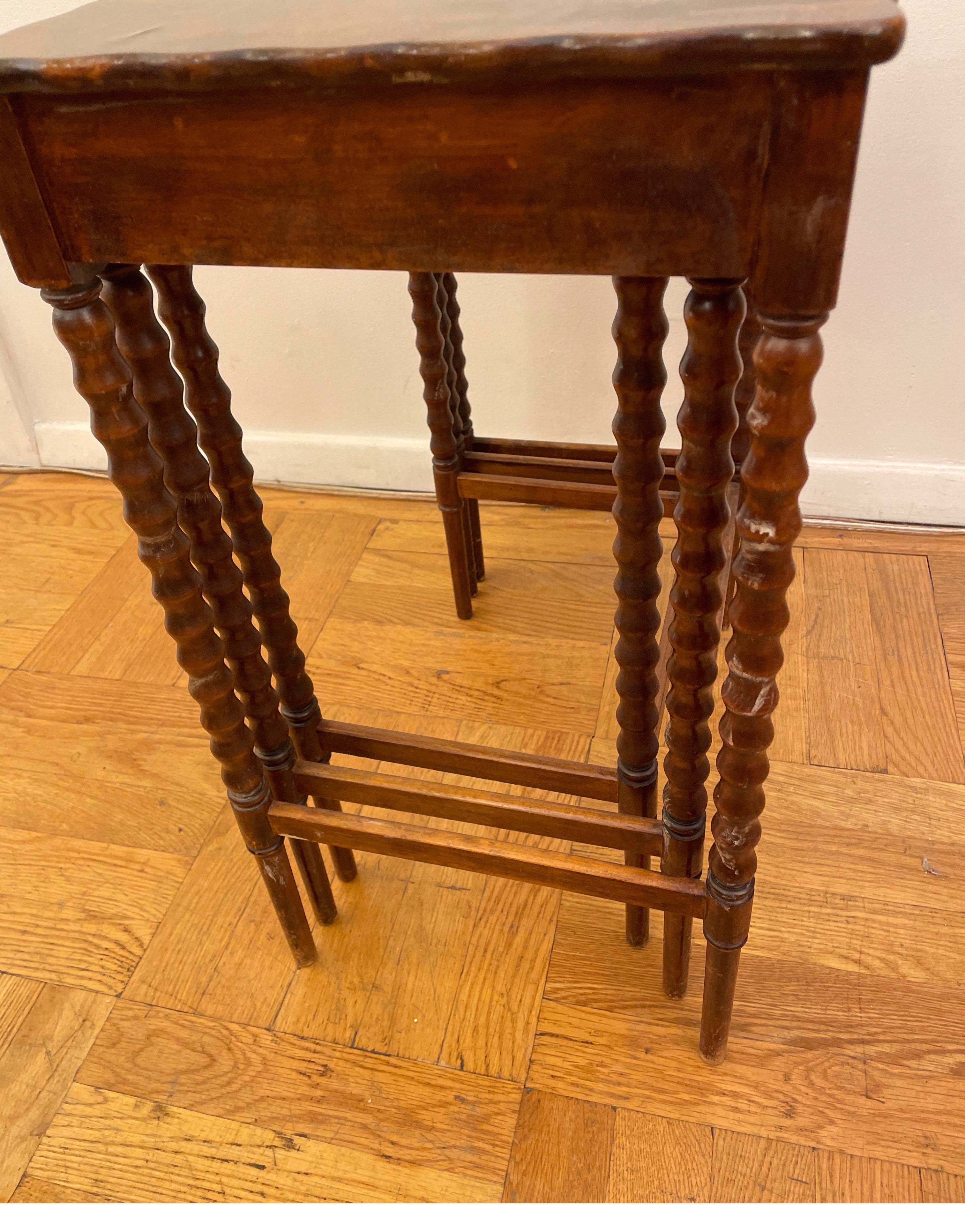 Swedish 19th Century Nesting Tables For Sale