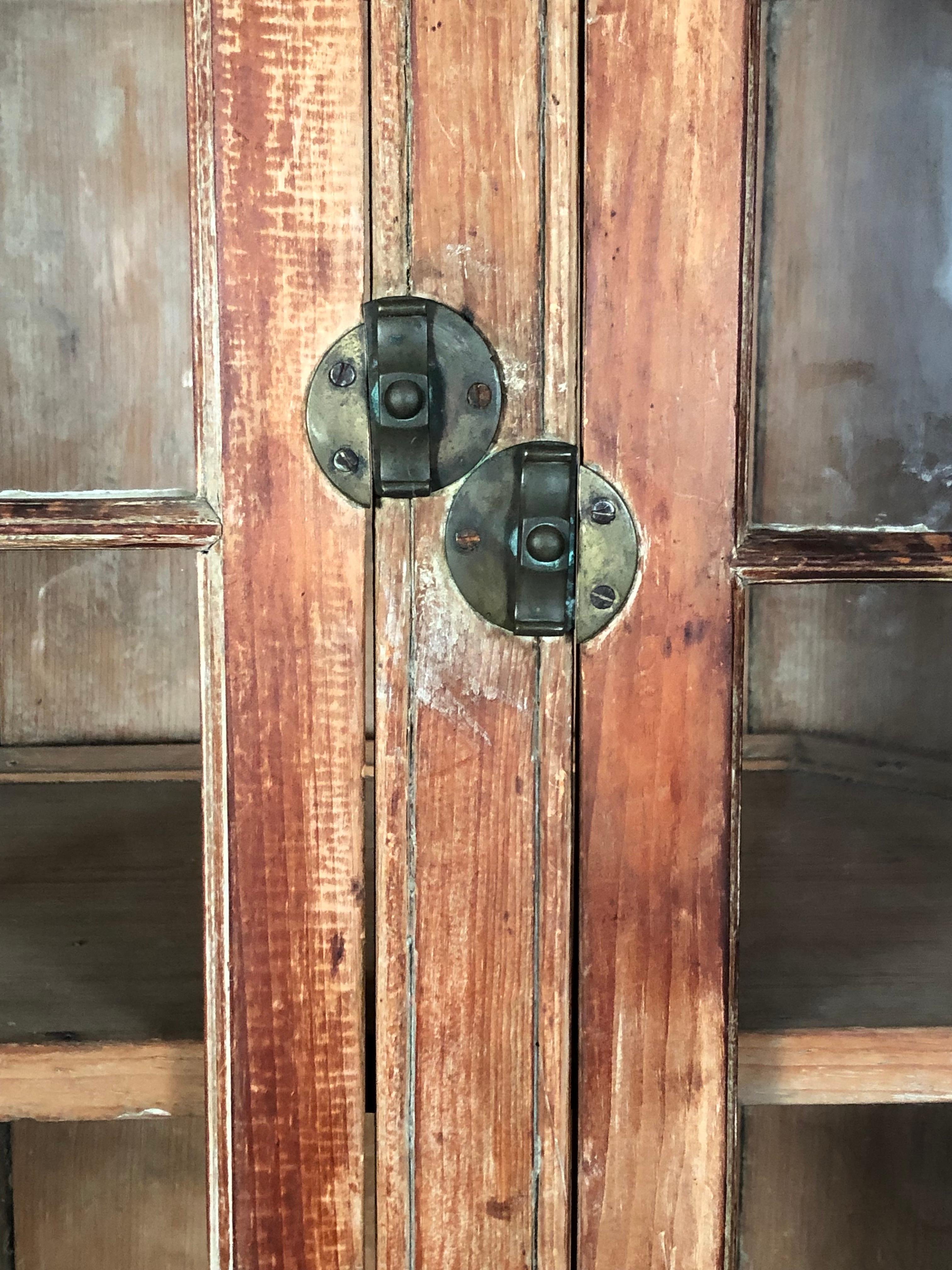 19th Century New England Country Corner Cupboard, circa 1840 7