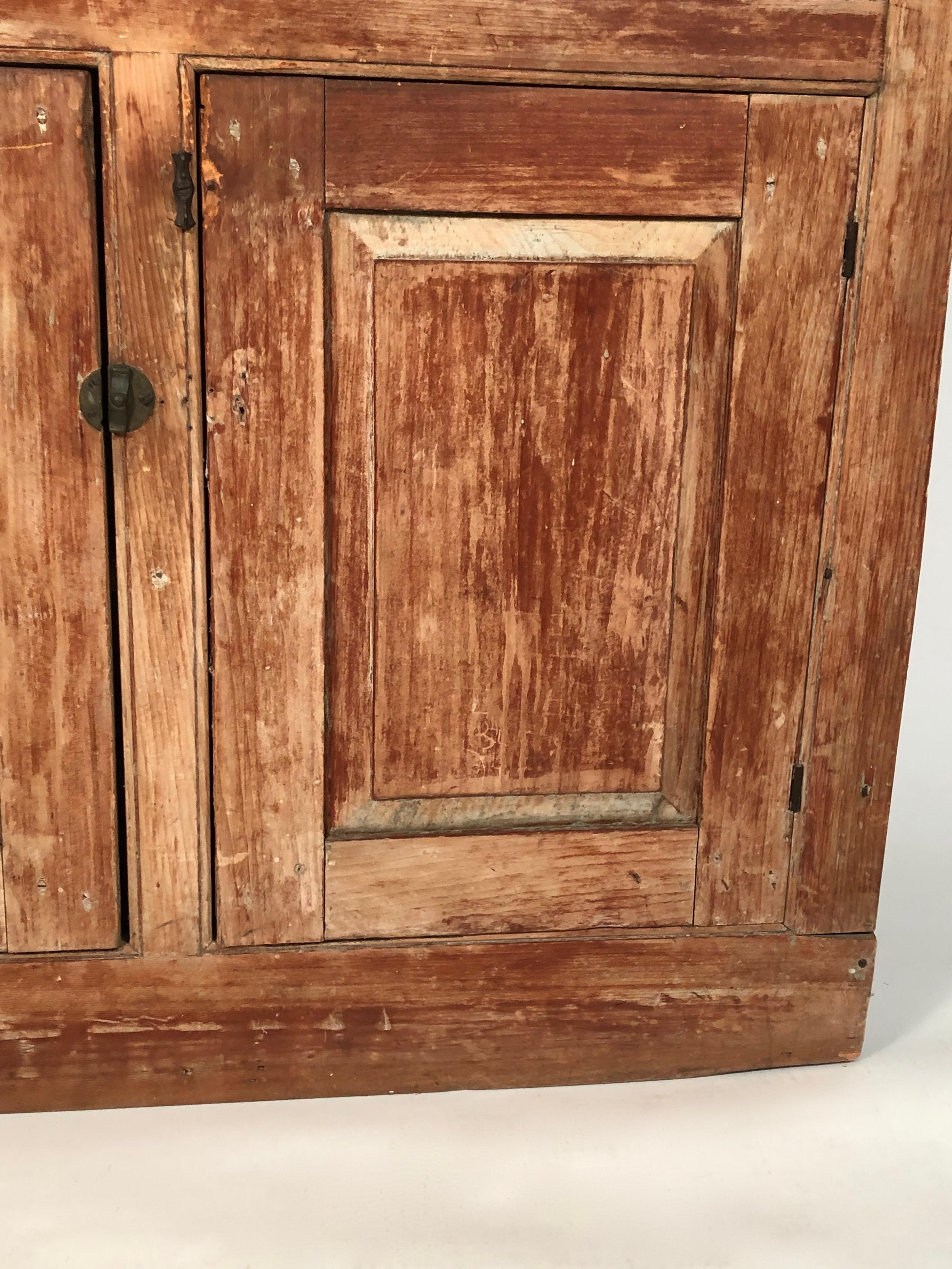 19th Century New England Country Corner Cupboard, circa 1840 8