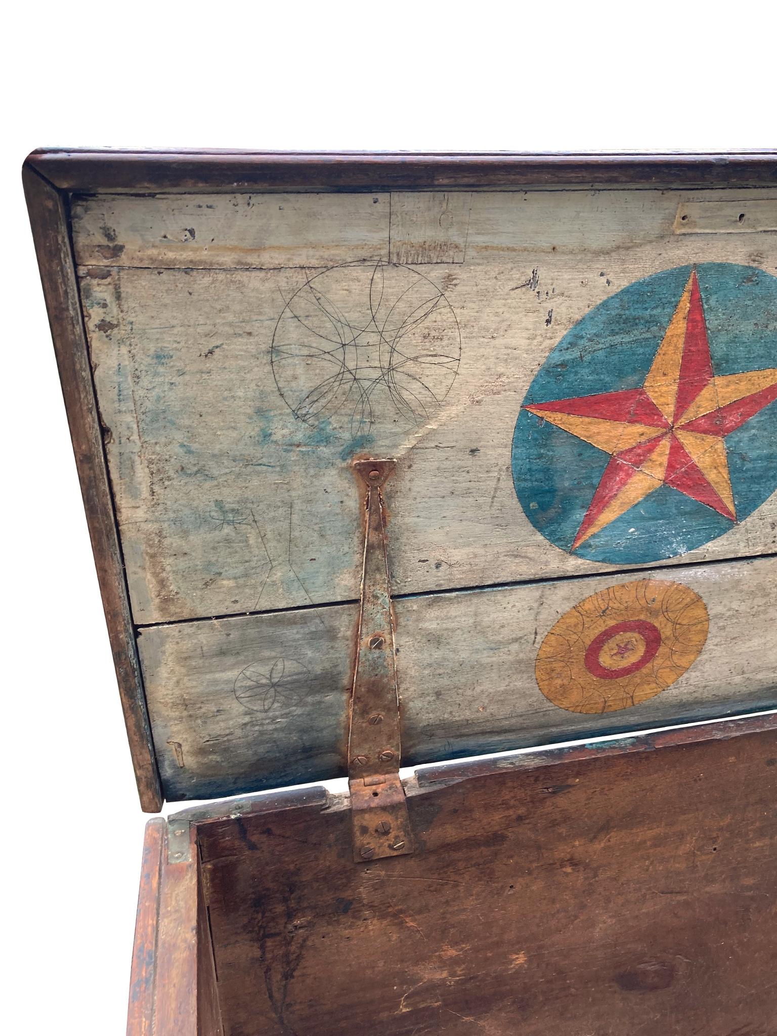 19th Century New England Seaman's Chest 3
