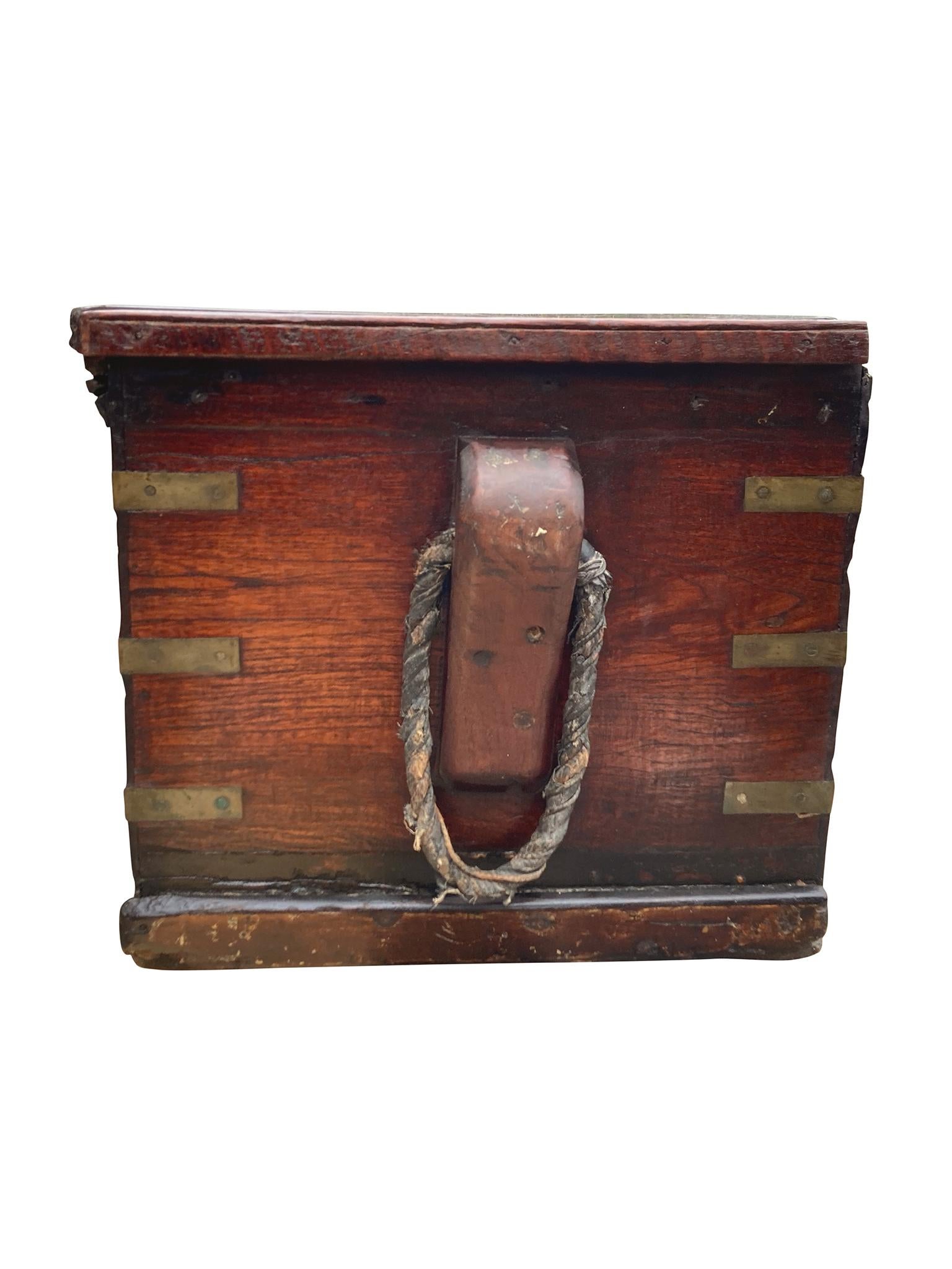 American 19th Century New England Seaman's Chest