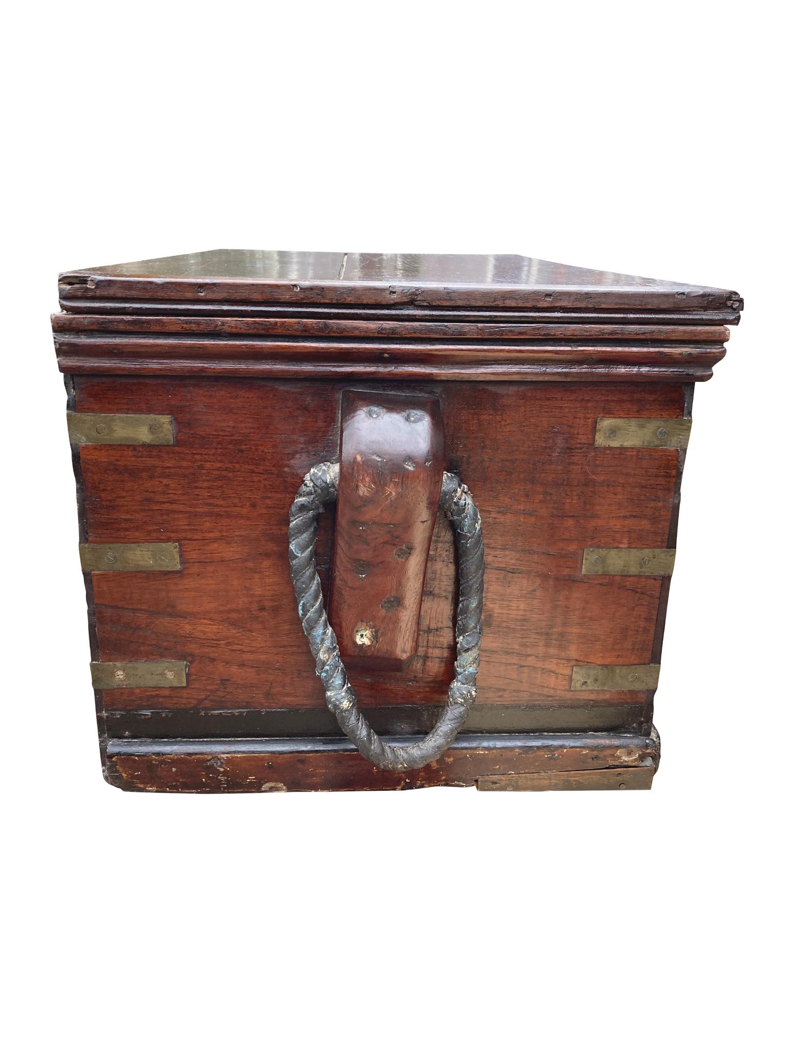 Hand-Crafted 19th Century New England Seaman's Chest