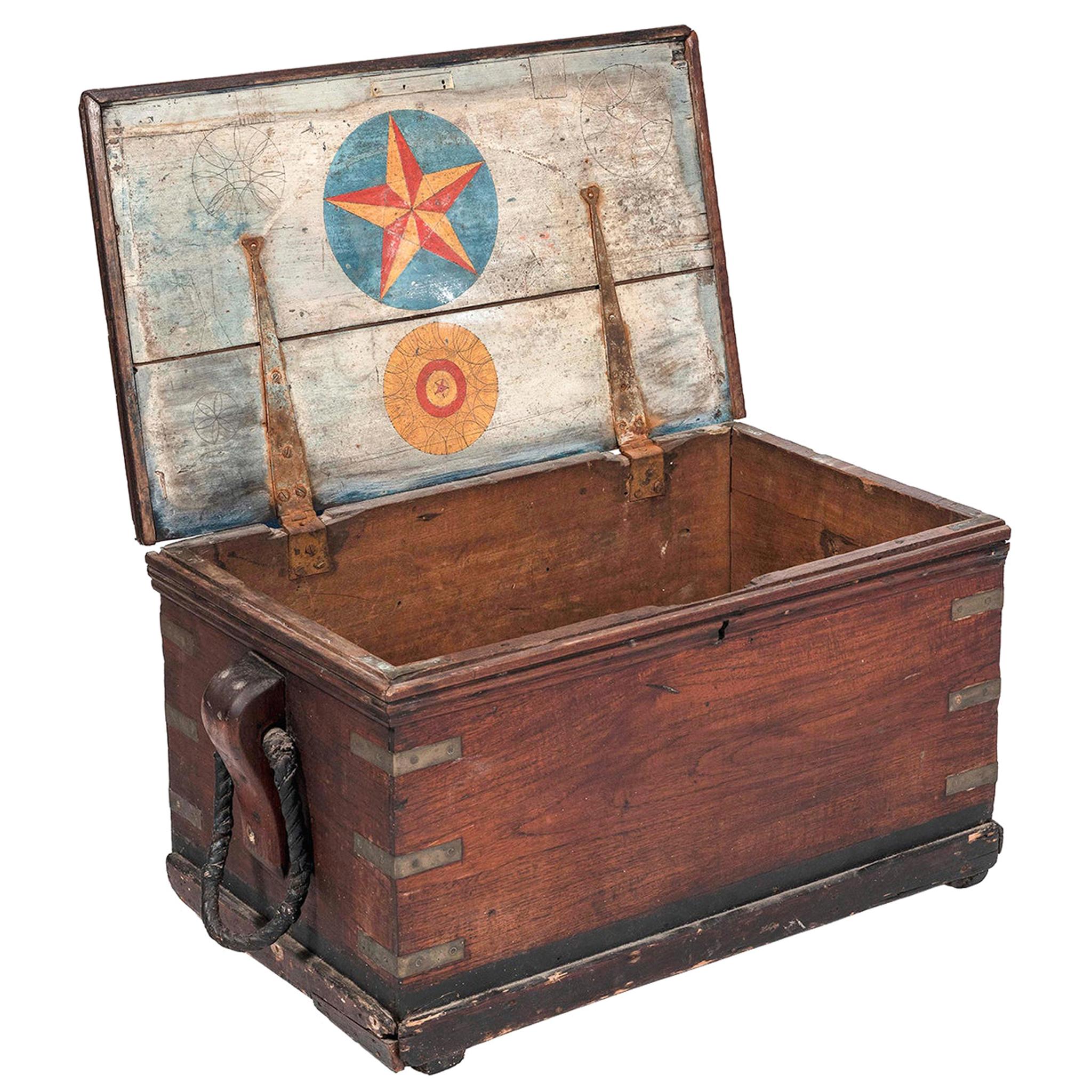 19th Century New England Seaman's Chest