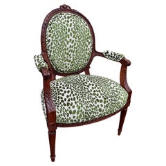 19th Century Newly Upholstered French Side Chair