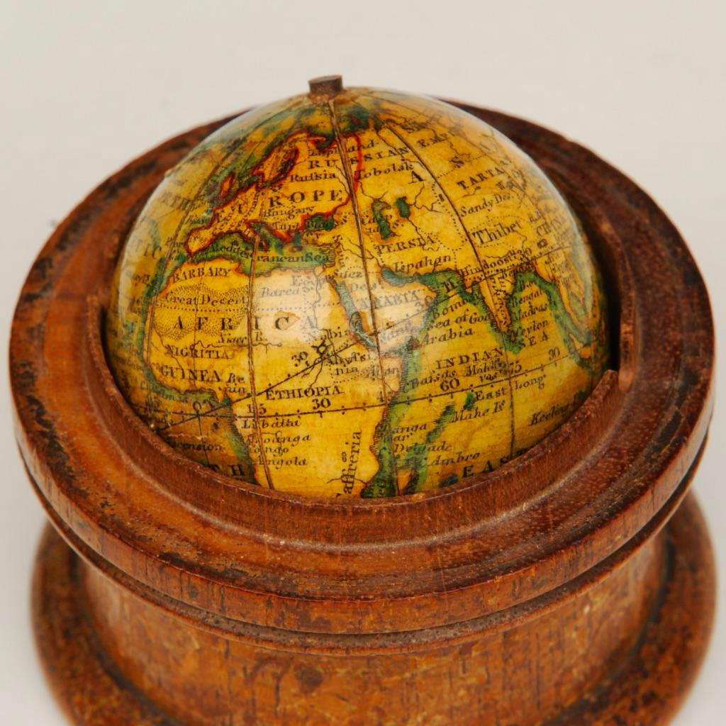 antique pocket globe