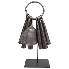 19th Century Nigerian Currency on Metal Stand