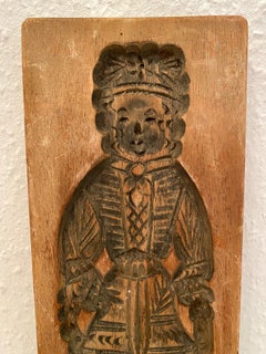 19th Century Nobleman Wooden Gingerbread Cookie Speculaas Springerle Mold