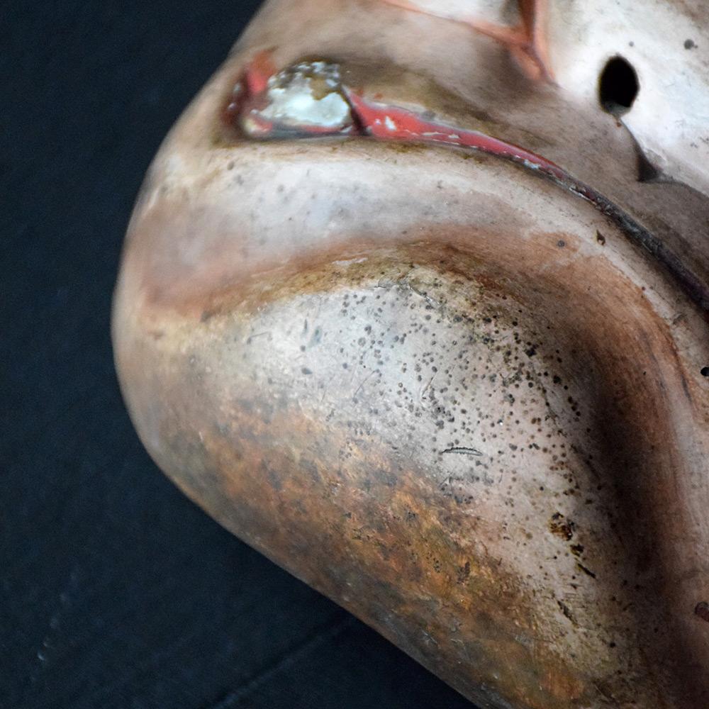 19th Century Noh Mask of a Grotesque Theatre Character 1