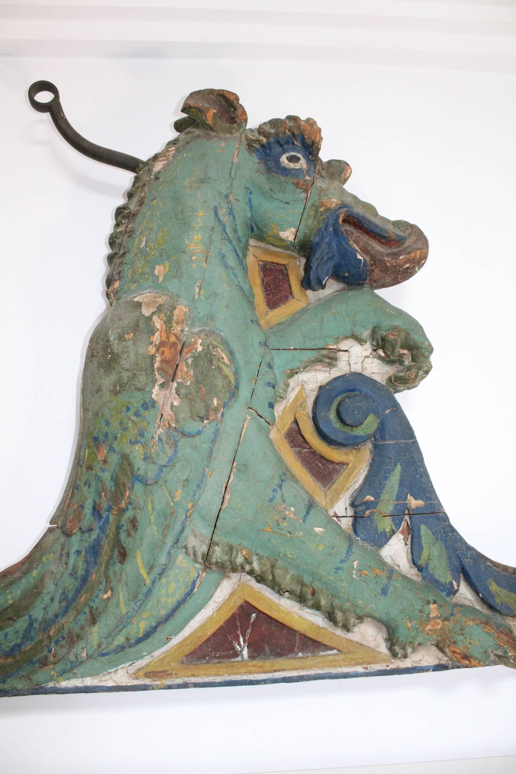 19th Century North Spanish Carousel Front and Side Panels 4