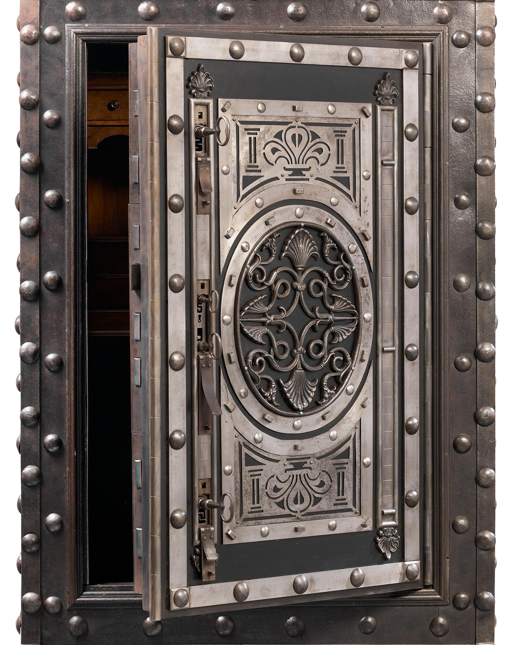 Baroque 19th Century Northern Italian Hobnail Safe