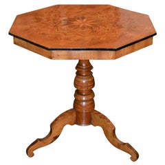19th Century Northern Italian Inlaid Occasional Table