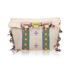 19th Century Northern Plains Beaded Possibles Bag