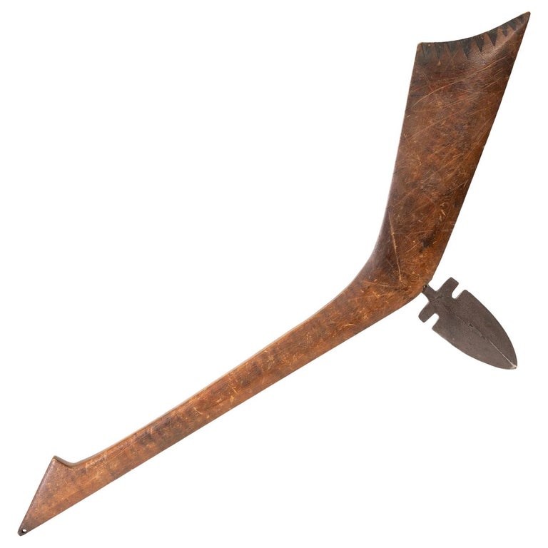 19th Century Northern Plains Gun Stock Club For Sale at 1stDibs rifle