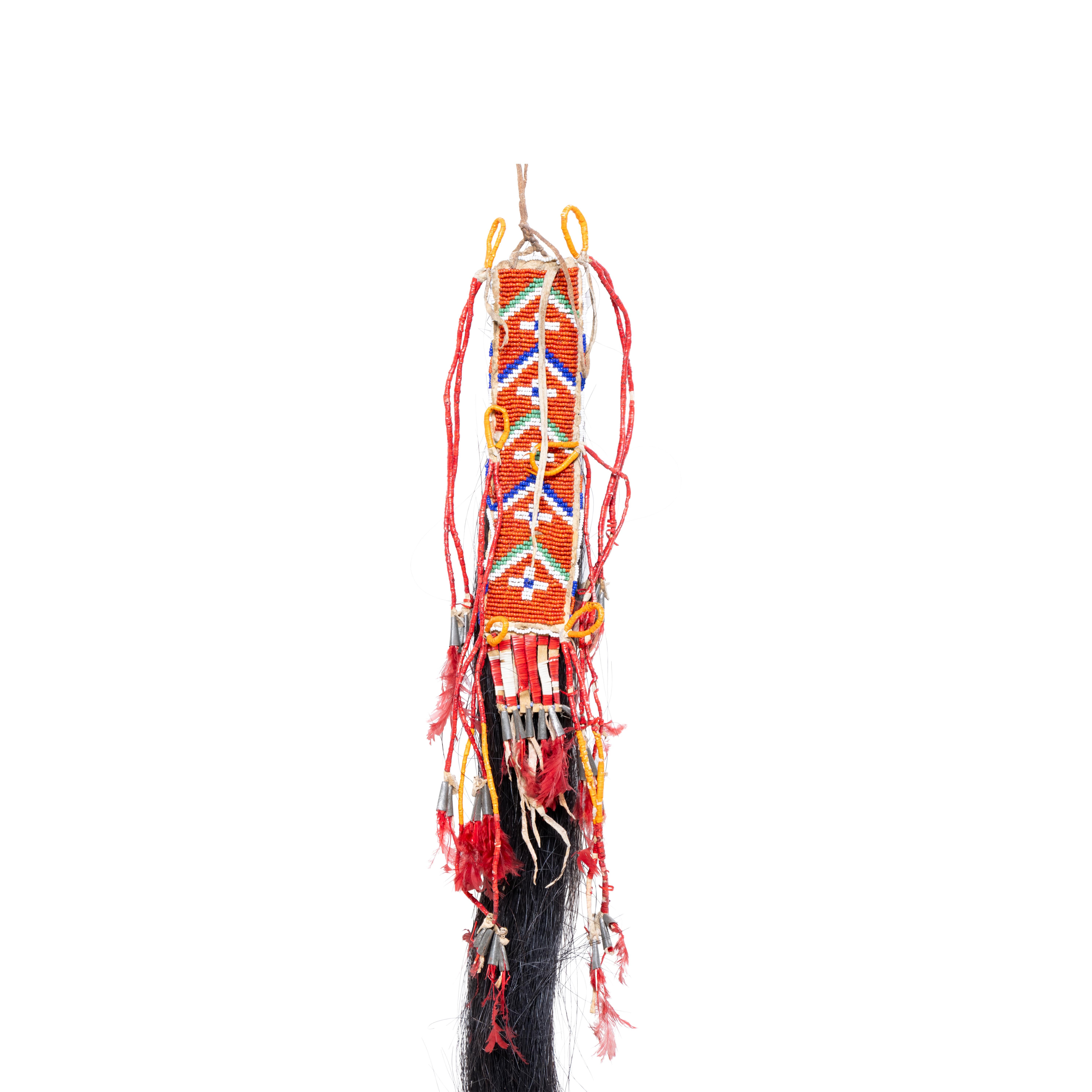 Native American 19th Century Northern Plains Hair Drop For Sale