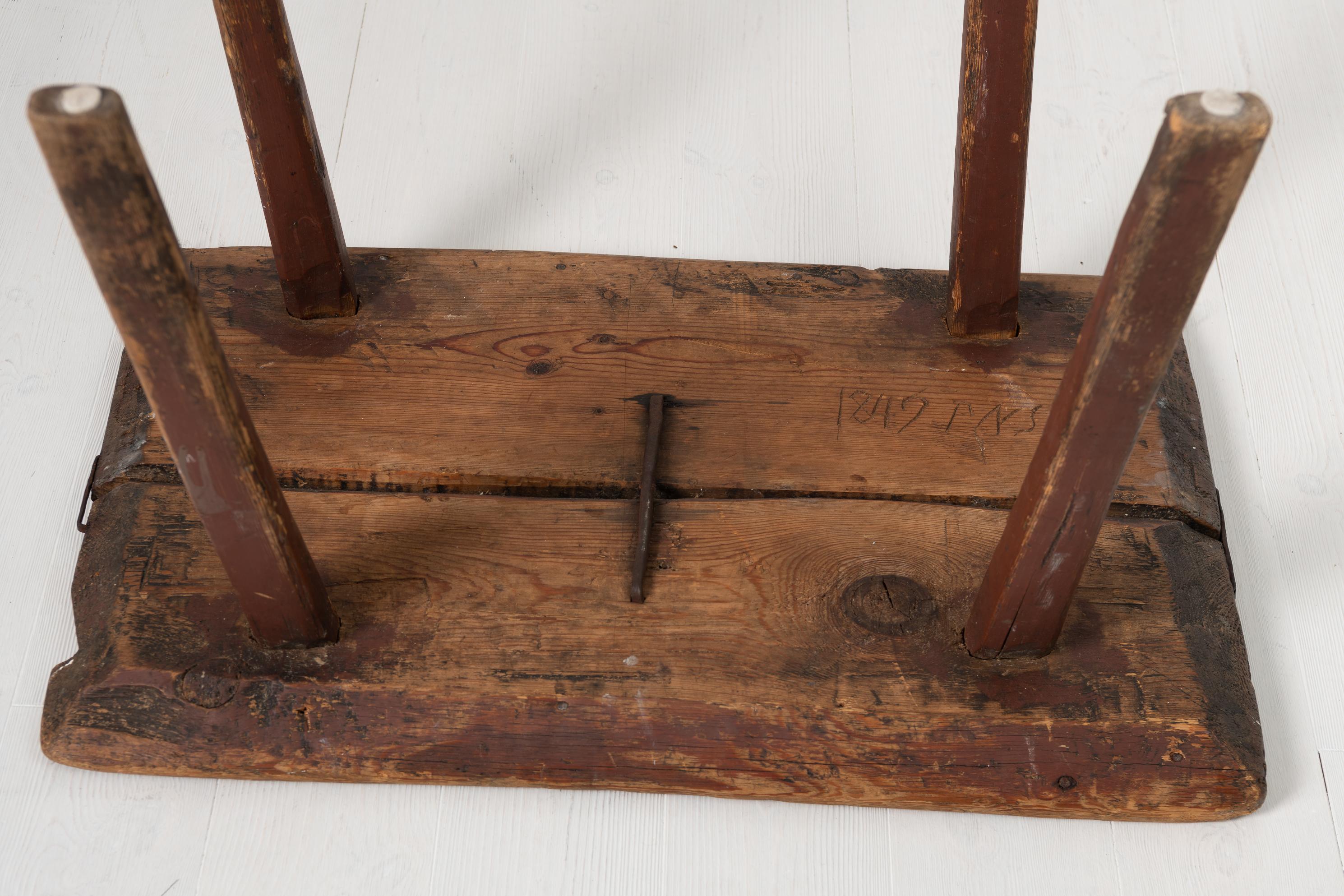 19th Century Northern Swedish Country Work Table 5