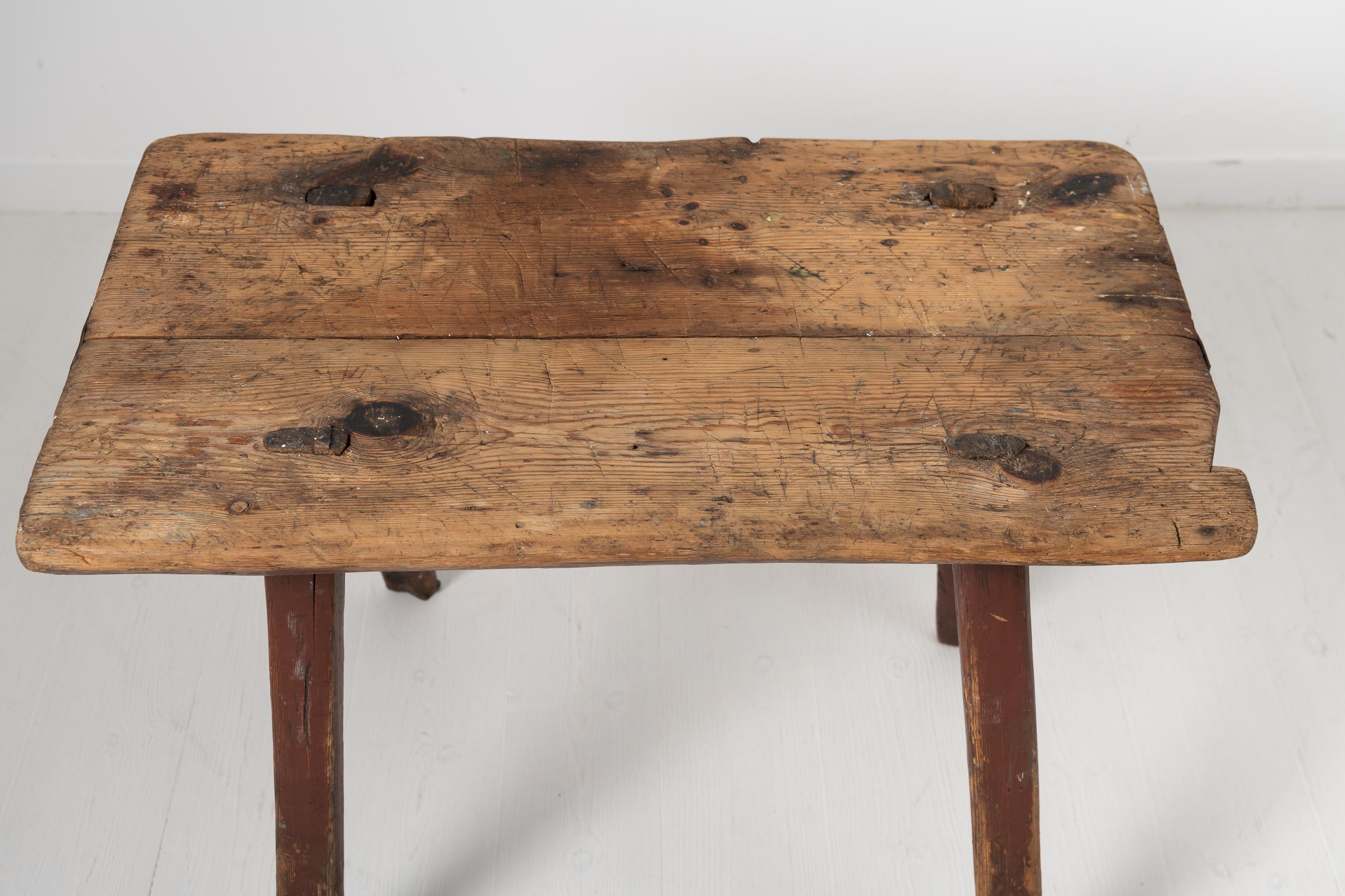 19th Century Northern Swedish Country Work Table 2