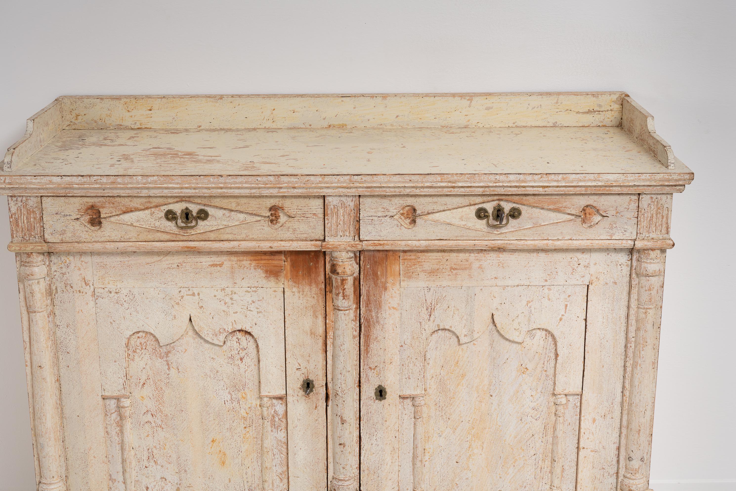 19th Century Northern Swedish Gustavian and Empire Sideboard 5
