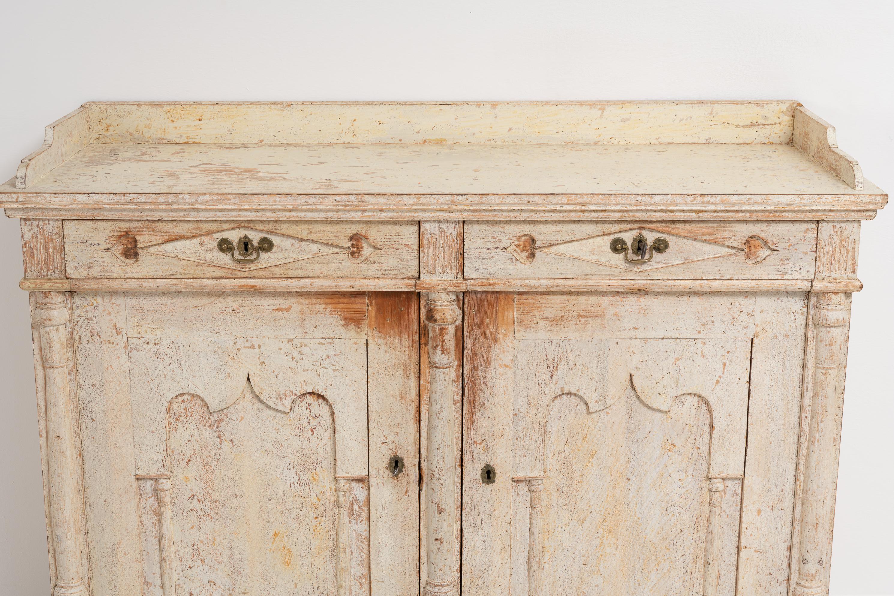 19th Century Northern Swedish Gustavian and Empire Sideboard 6
