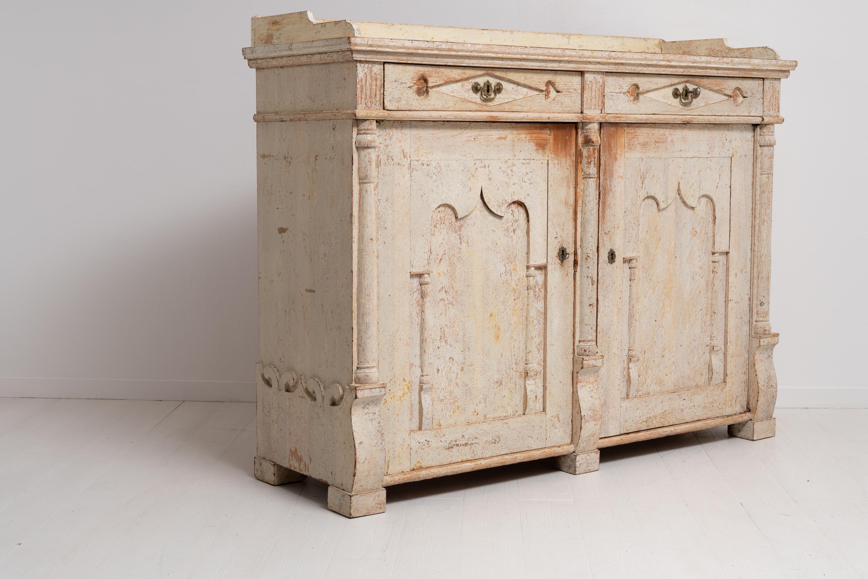 19th Century Northern Swedish Gustavian and Empire Sideboard 1