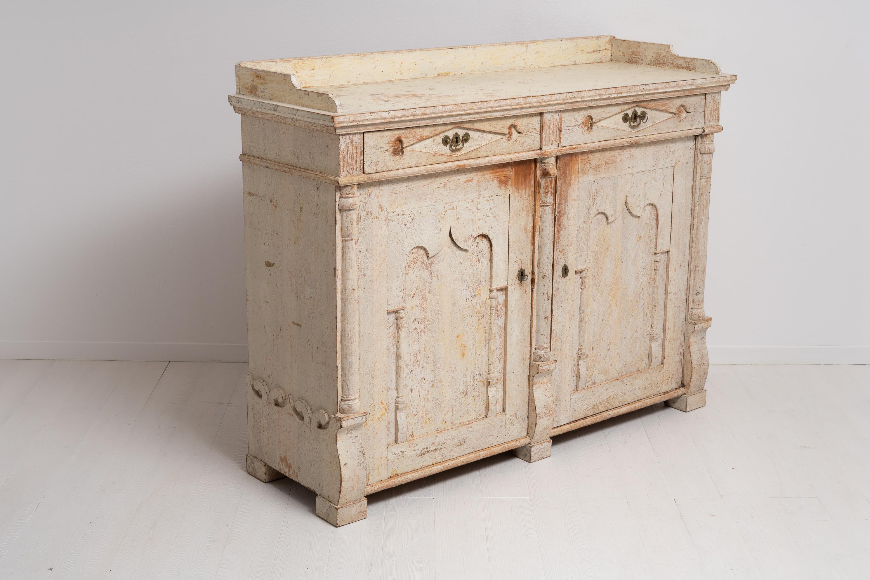 19th Century Northern Swedish Gustavian and Empire Sideboard 3