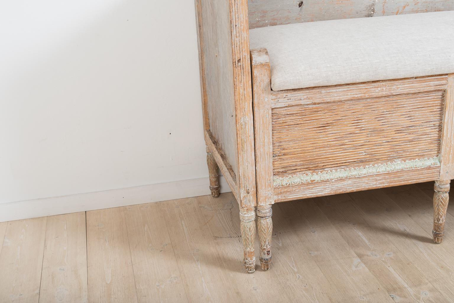 19th Century Northern Swedish Sofa by Johan Lust 4