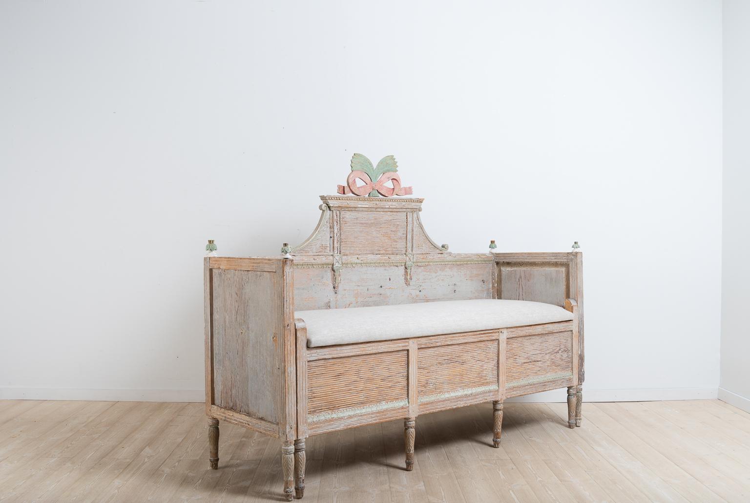 19th Century Northern Swedish Sofa by Johan Lust In Good Condition In Kramfors, SE